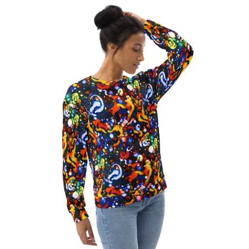 Orchid Voltage on a Sweatshirt