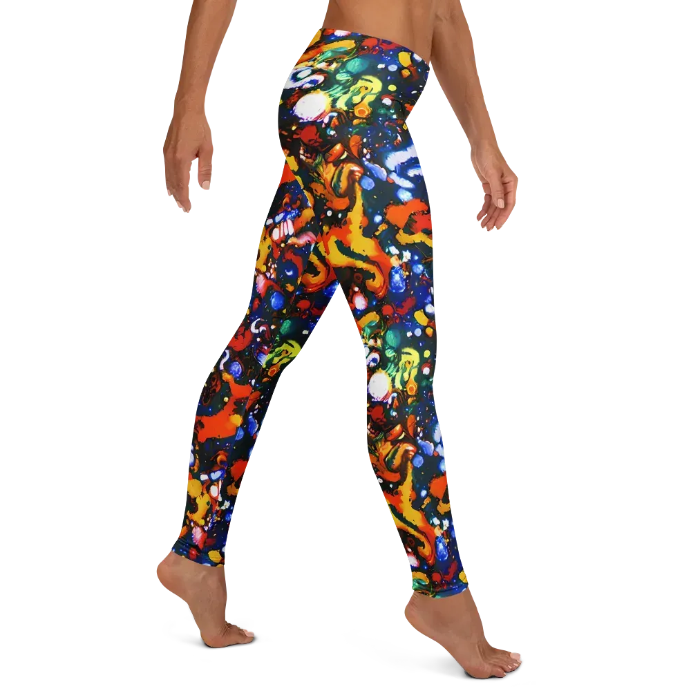 Orchid Voltage on Leggings — Right