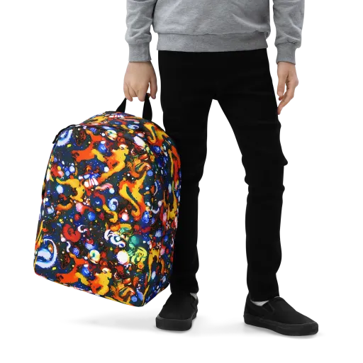 Orchid Voltage on a Minimalist Backpack