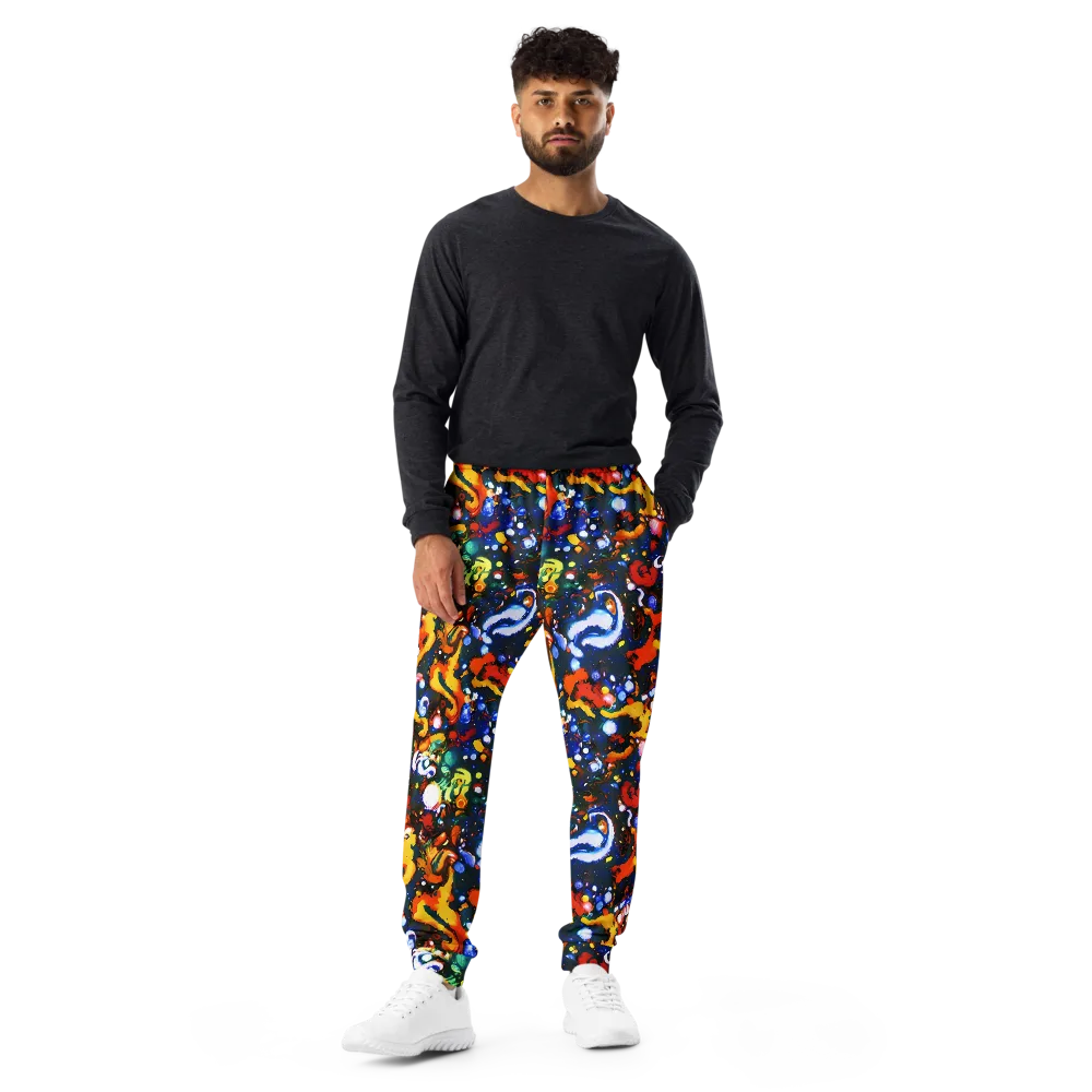 Orchid Voltage on Men's Joggers — Front