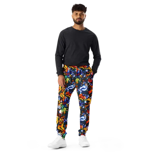 Orchid Voltage on a Men's Joggers