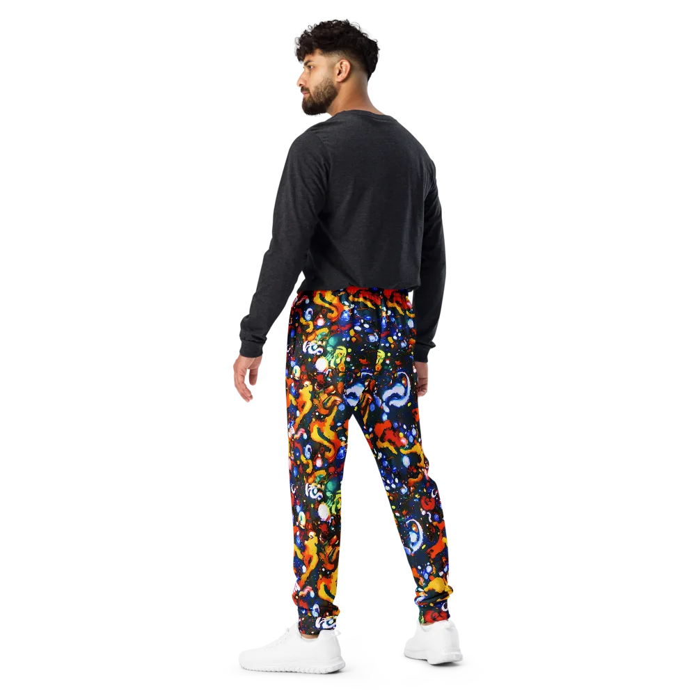 Orchid Voltage on Men's Joggers — Back