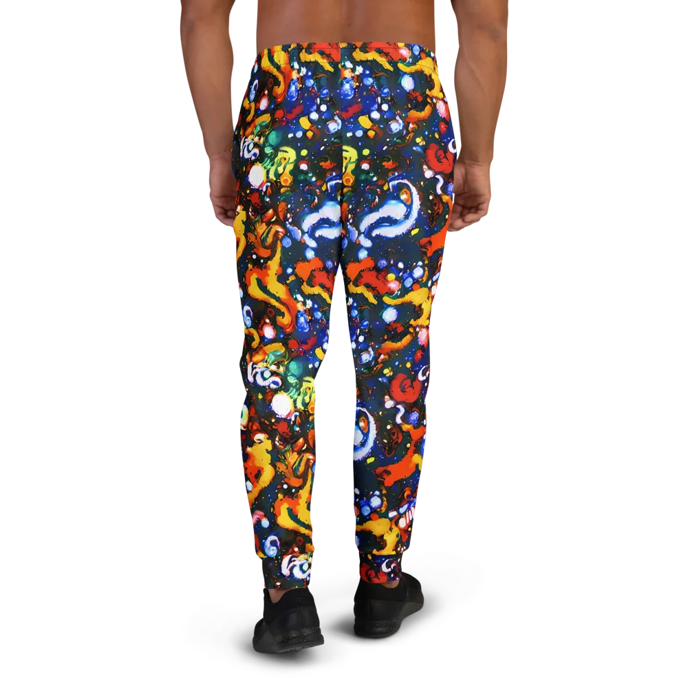 Orchid Voltage on Men's Joggers — Back