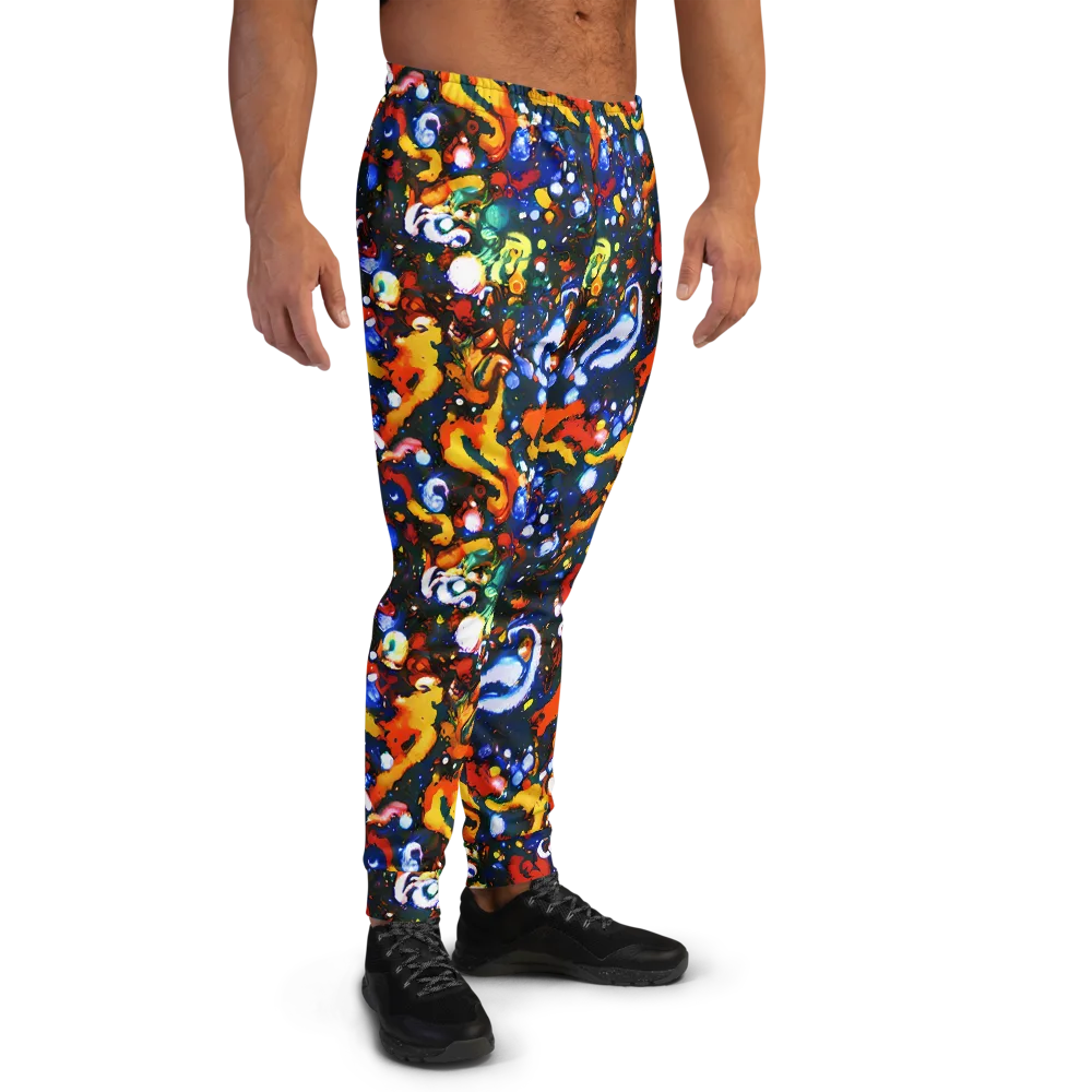 Orchid Voltage on Men's Joggers — Right