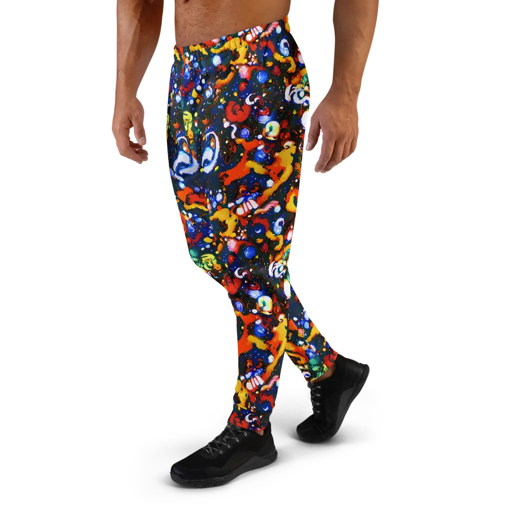 Orchid Voltage on Men's Joggers — Left