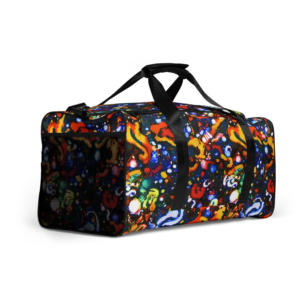 Orchid Voltage on Duffle Bag — Right Front