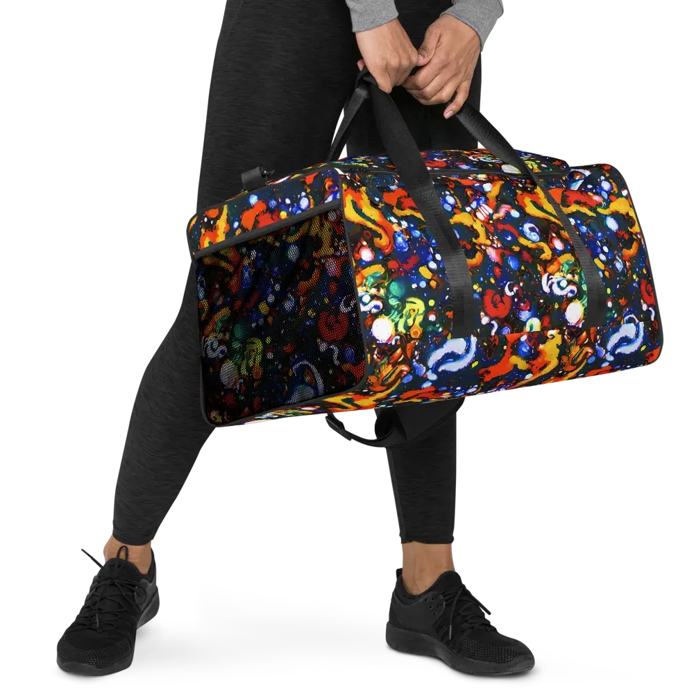 Orchid Voltage on Duffle Bag — Right Front