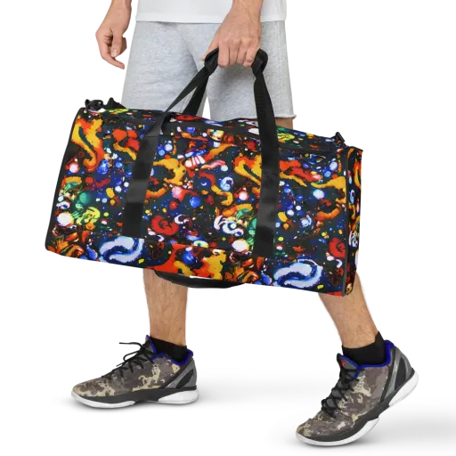 Orchid Voltage on a Duffle Bag