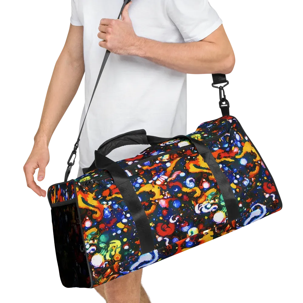 Orchid Voltage on Duffle Bag — Right Front