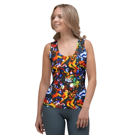 Orchid Voltage on a Women's Tank Top