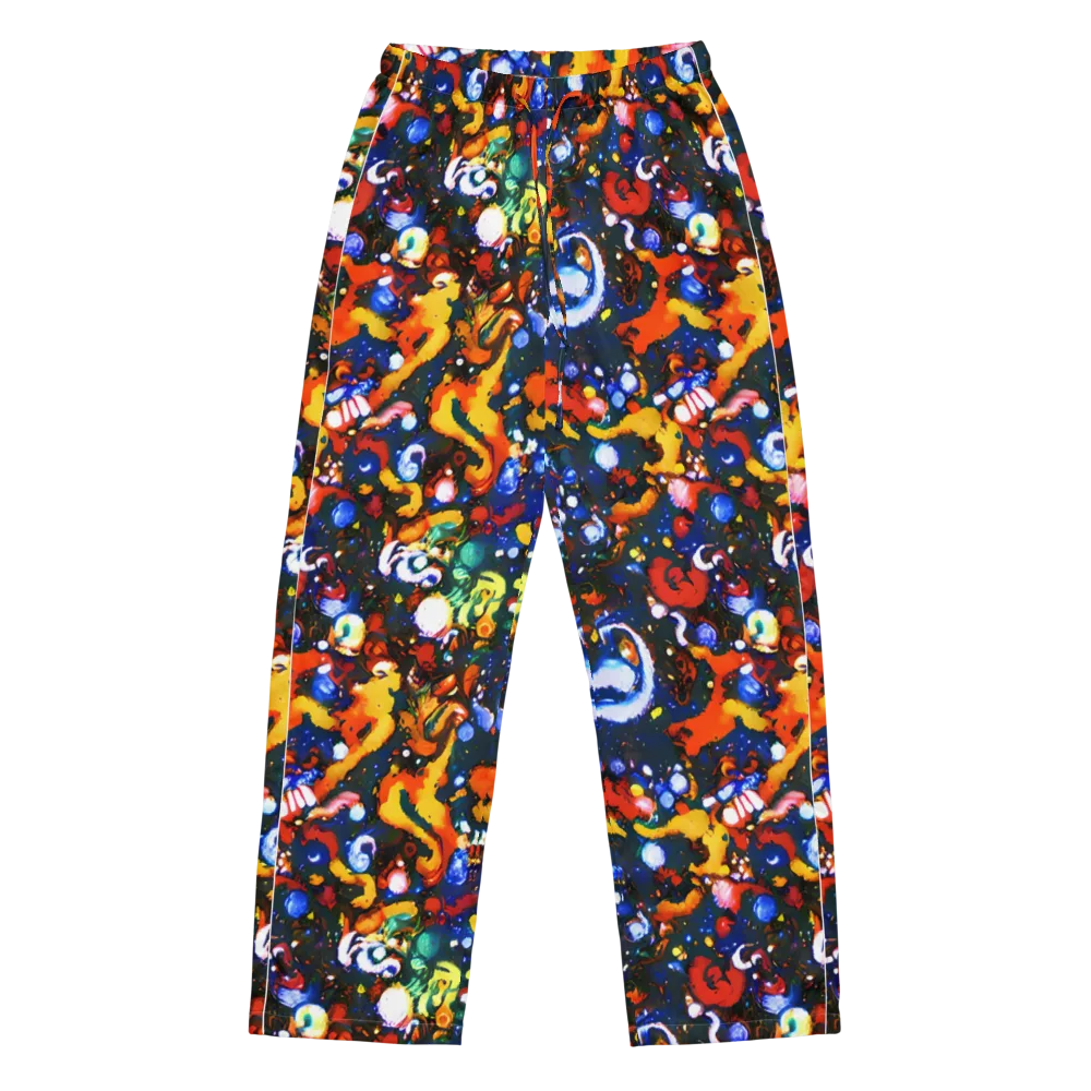Orchid Voltage on Women's Pajama Pants — Front