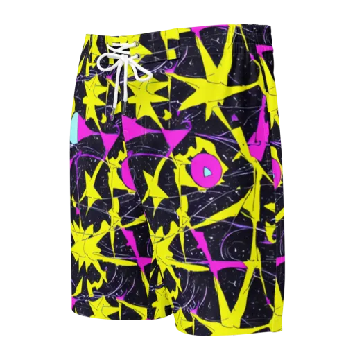 Ultraviolet Fracture on a Men's Board Shorts