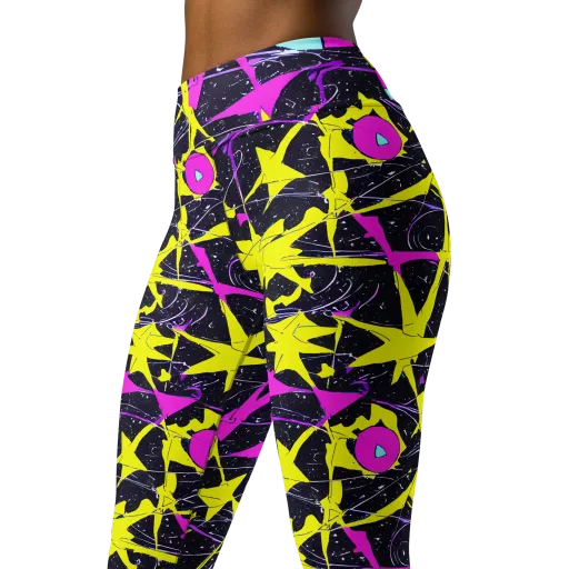 Ultraviolet Fracture on a Yoga Leggings