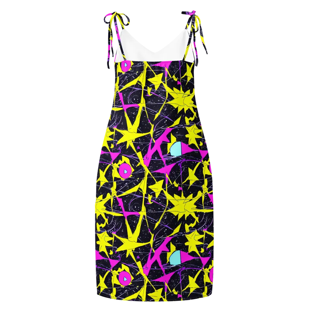 Ultraviolet Fracture on Slip Dress — Back