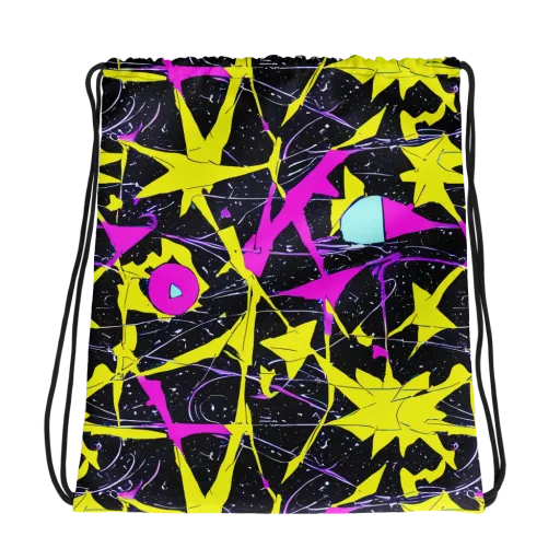 Ultraviolet Fracture on a Drawstring Bag