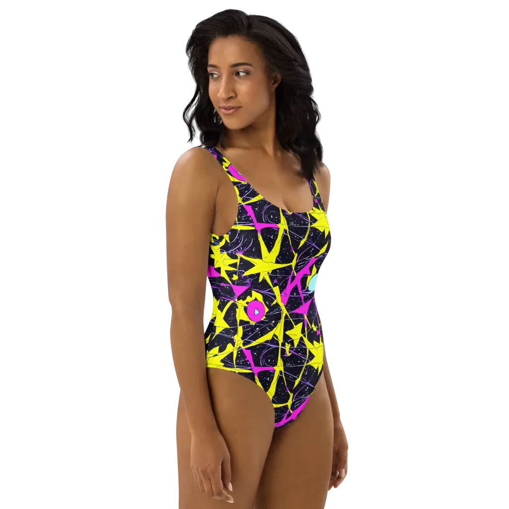 Ultraviolet Fracture on One-Piece Swimsuit — Right