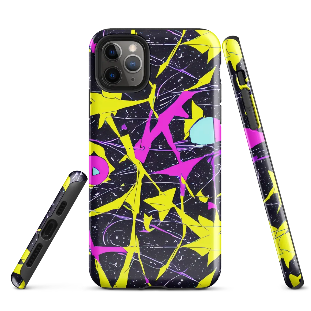 Ultraviolet Fracture on Tough Case for iPhone® — Front