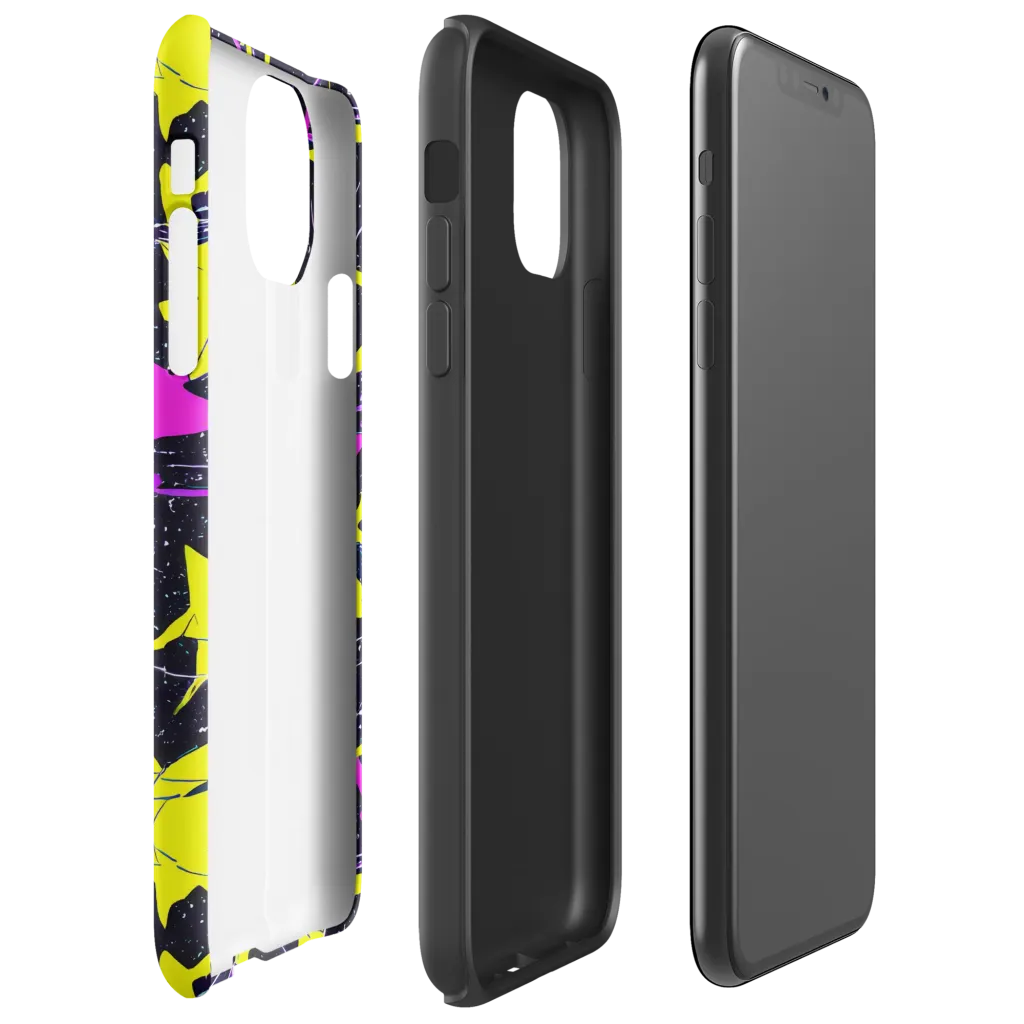 Ultraviolet Fracture on Tough Case for iPhone® — Right