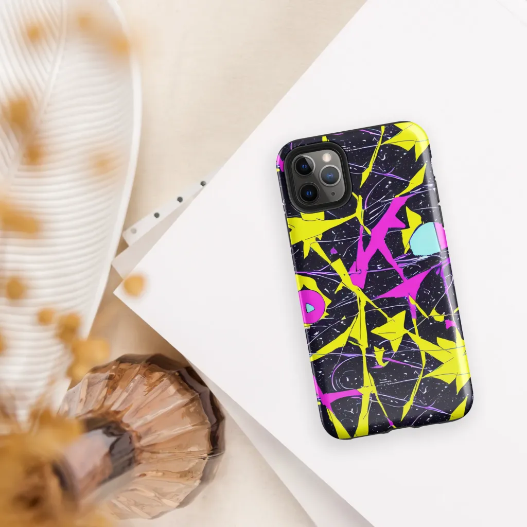 Ultraviolet Fracture on Tough Case for iPhone® — Front