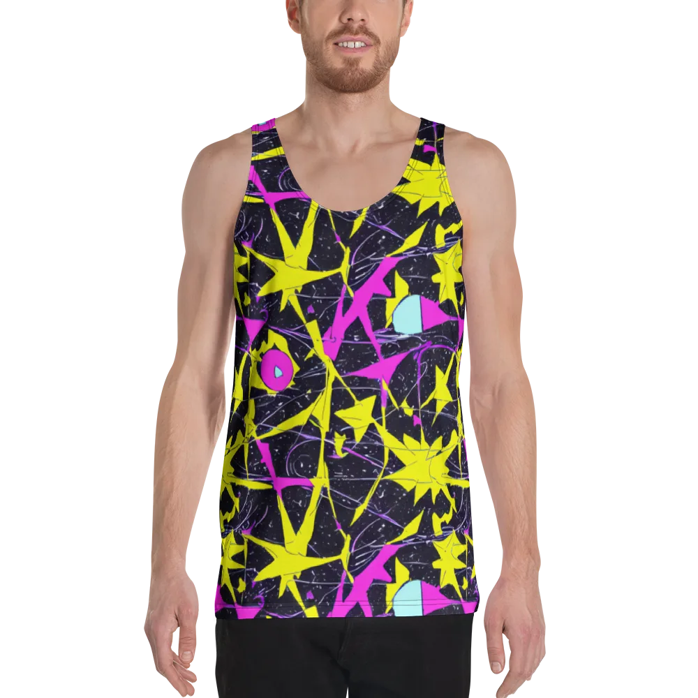 Ultraviolet Fracture on Men's Tank Top — Front