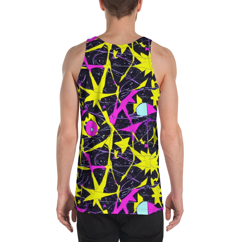 Ultraviolet Fracture on Men's Tank Top — Back