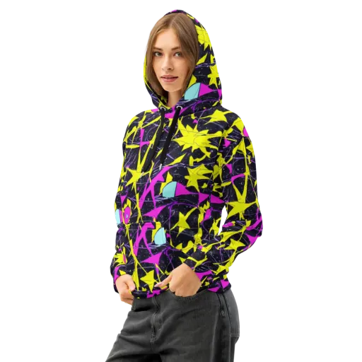 Ultraviolet Fracture on a Cotton Hoodie