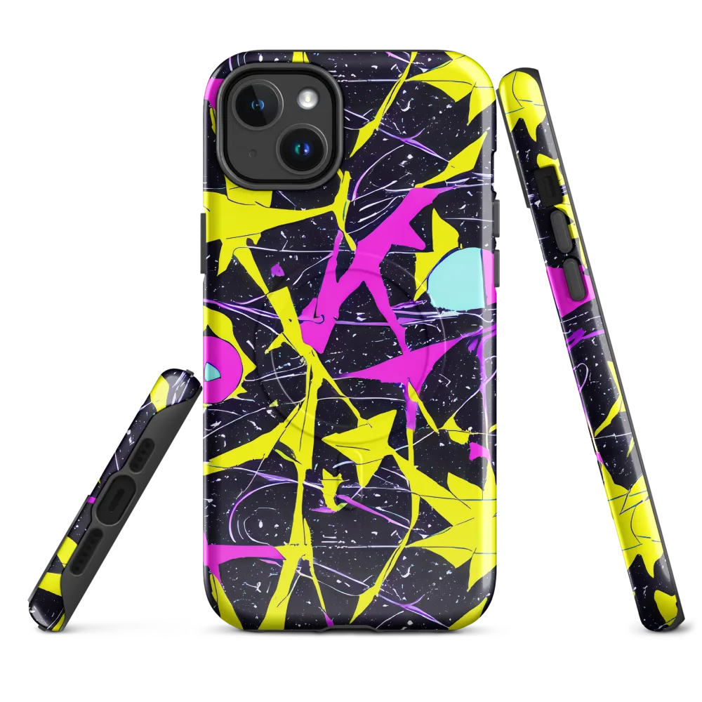 Ultraviolet Fracture on MagSafe Tough Case for iPhone® — Front