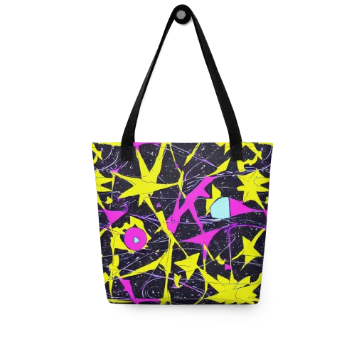 Ultraviolet Fracture on a Tote Bag
