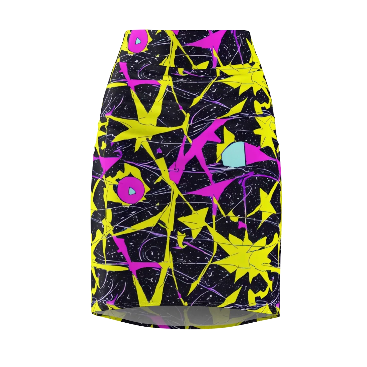 Ultraviolet Fracture on Pencil Skirt — Front