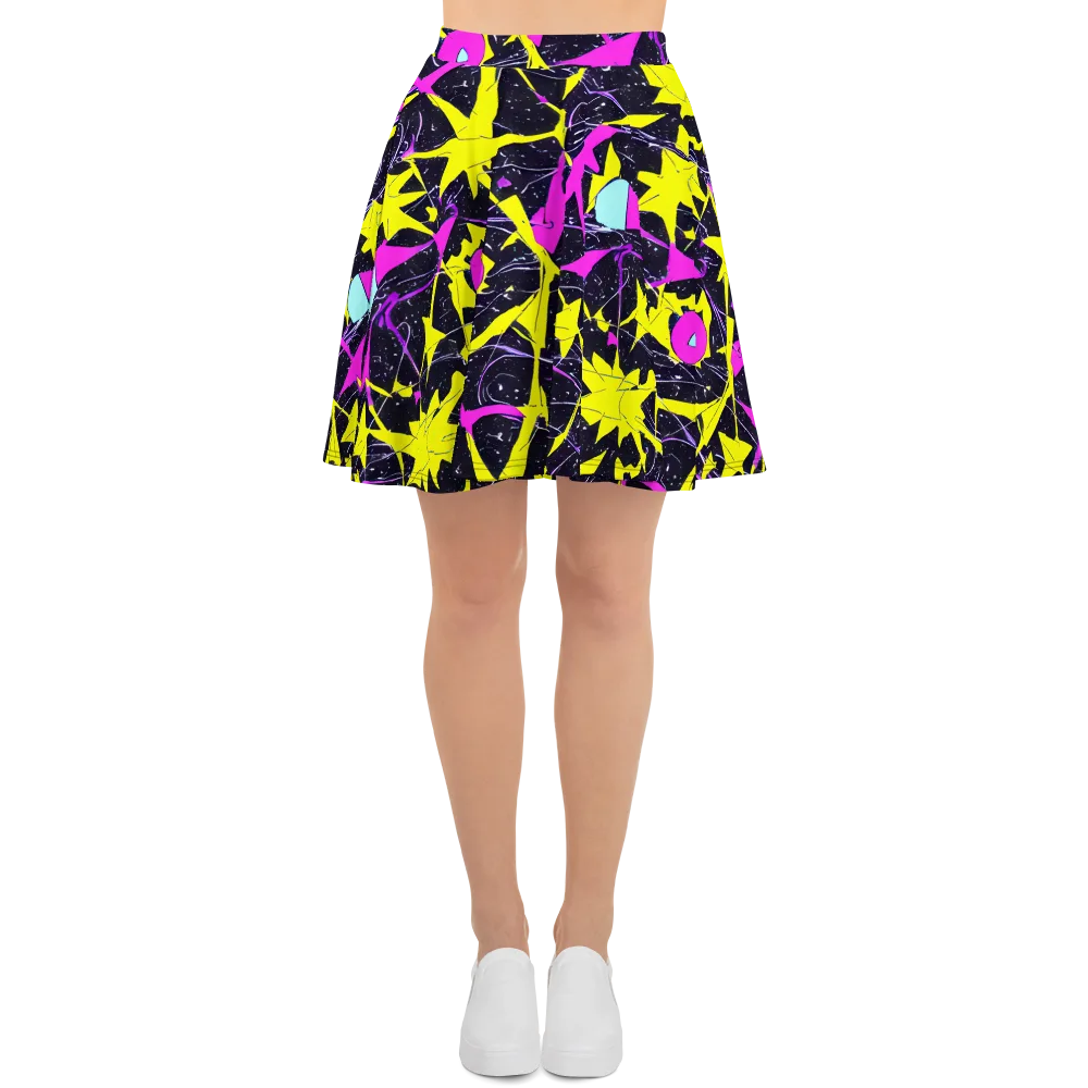 Ultraviolet Fracture on Skater Skirt — Front
