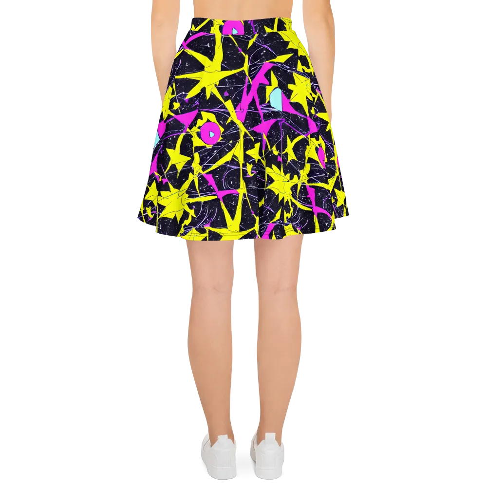 Ultraviolet Fracture on Skater Skirt — Back