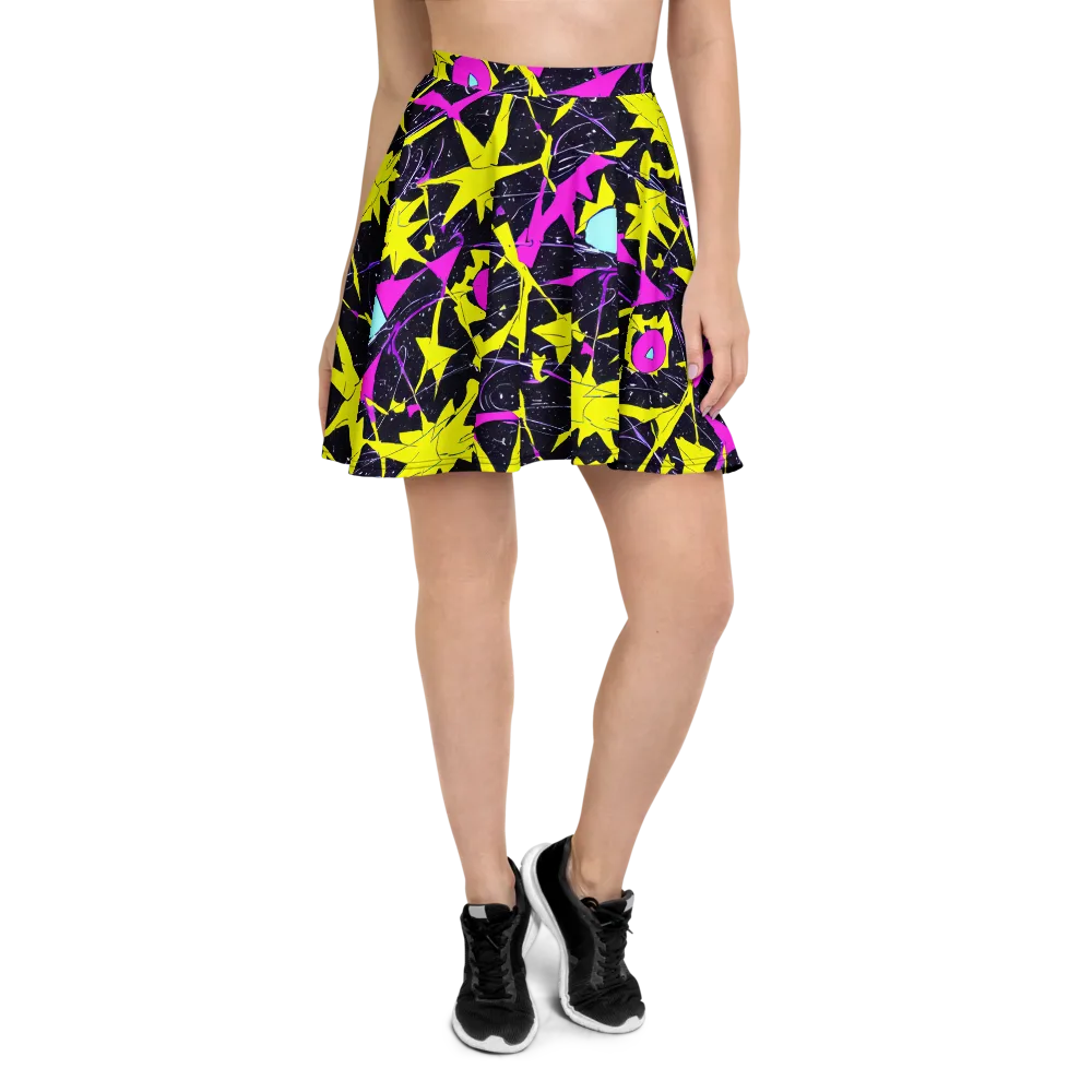 Ultraviolet Fracture on Skater Skirt — Front