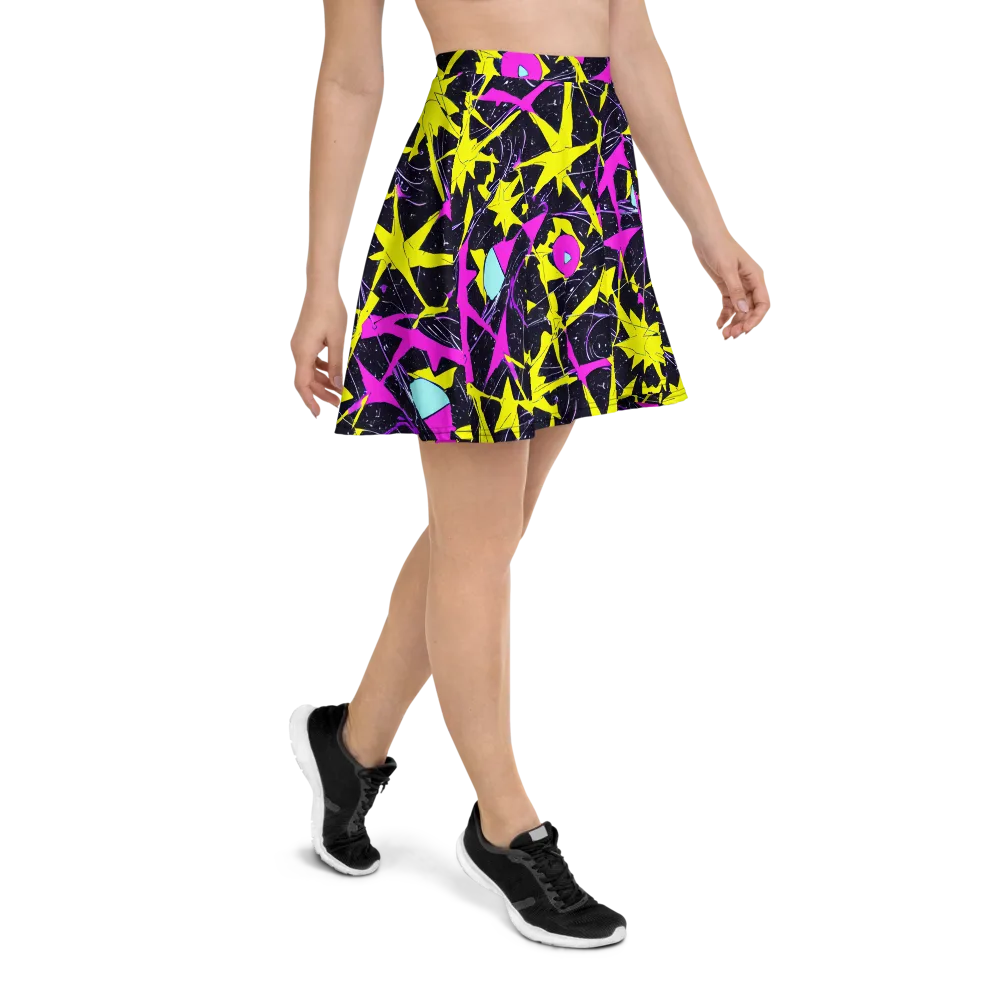 Ultraviolet Fracture on Skater Skirt — Right