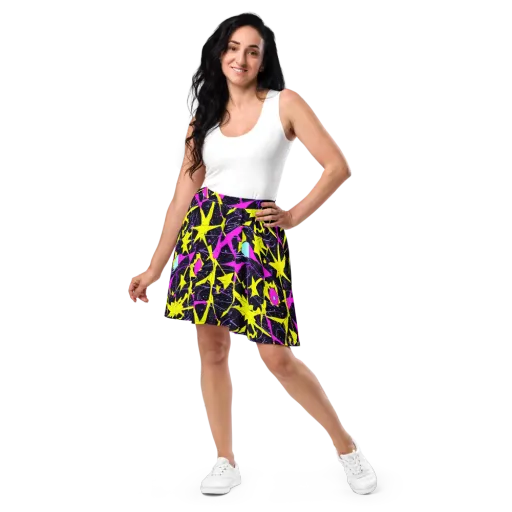 Ultraviolet Fracture on a Skater Skirt