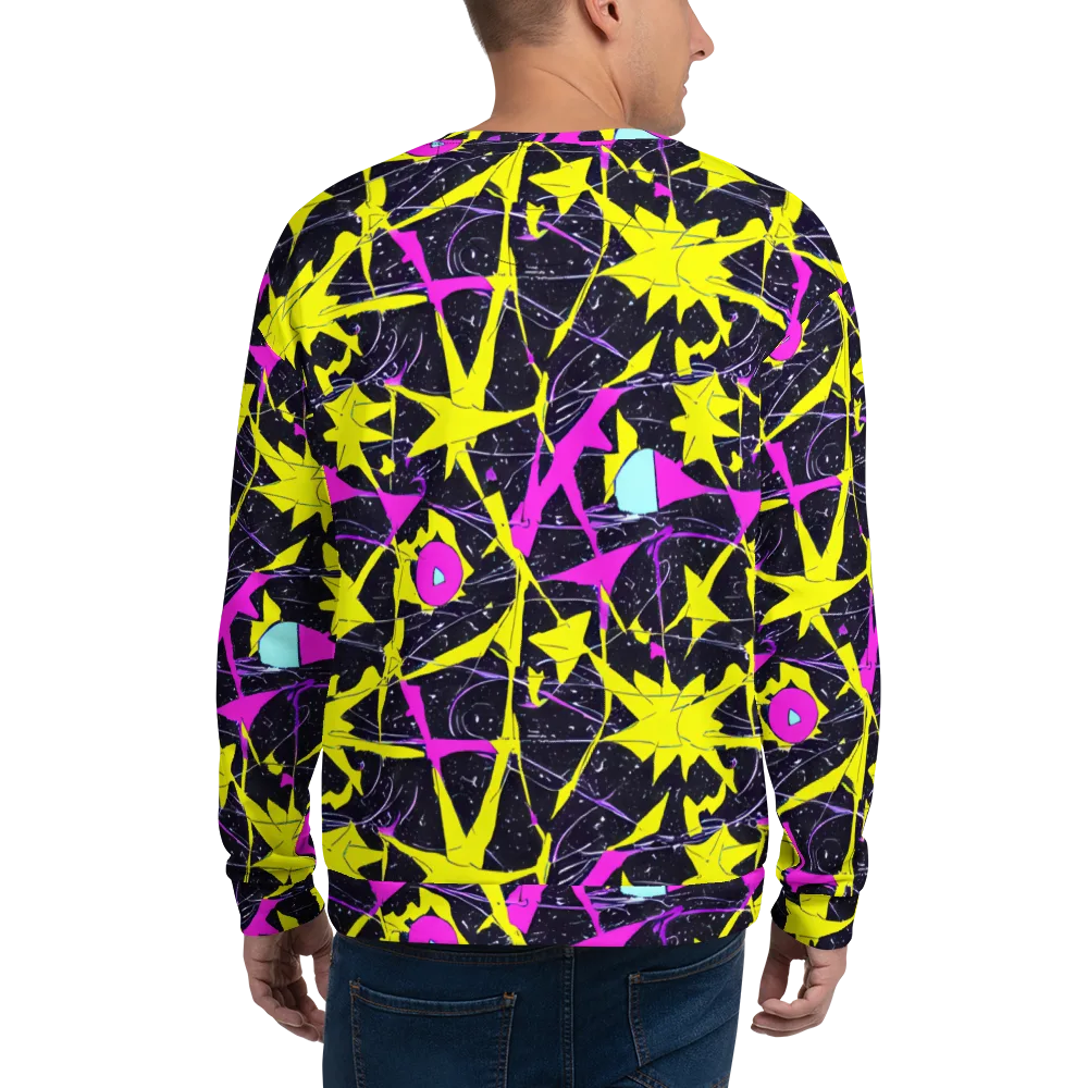 Ultraviolet Fracture on Sweatshirt — Back
