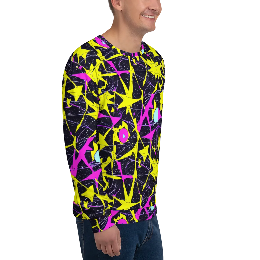 Ultraviolet Fracture on Sweatshirt — Right Front