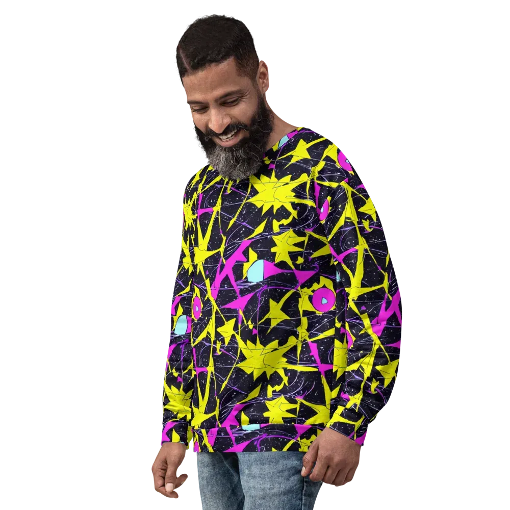 Ultraviolet Fracture on Sweatshirt — Left Front