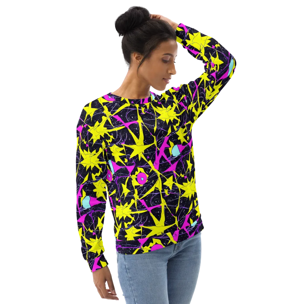 Ultraviolet Fracture on Sweatshirt — Right Front