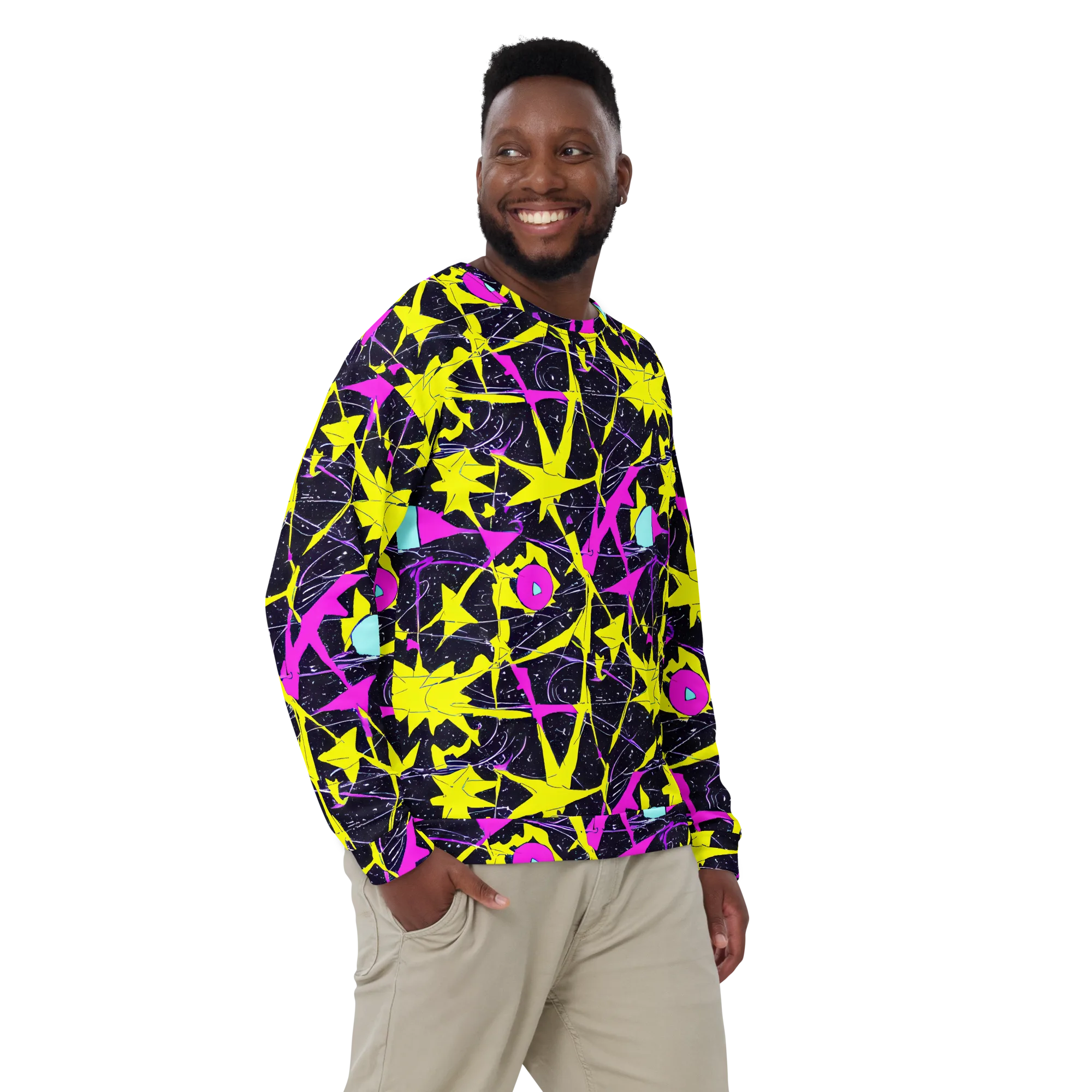 Ultraviolet Fracture on Sweatshirt — Front