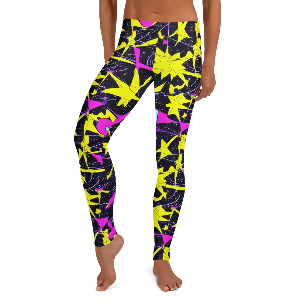 Ultraviolet Fracture on Leggings — Front