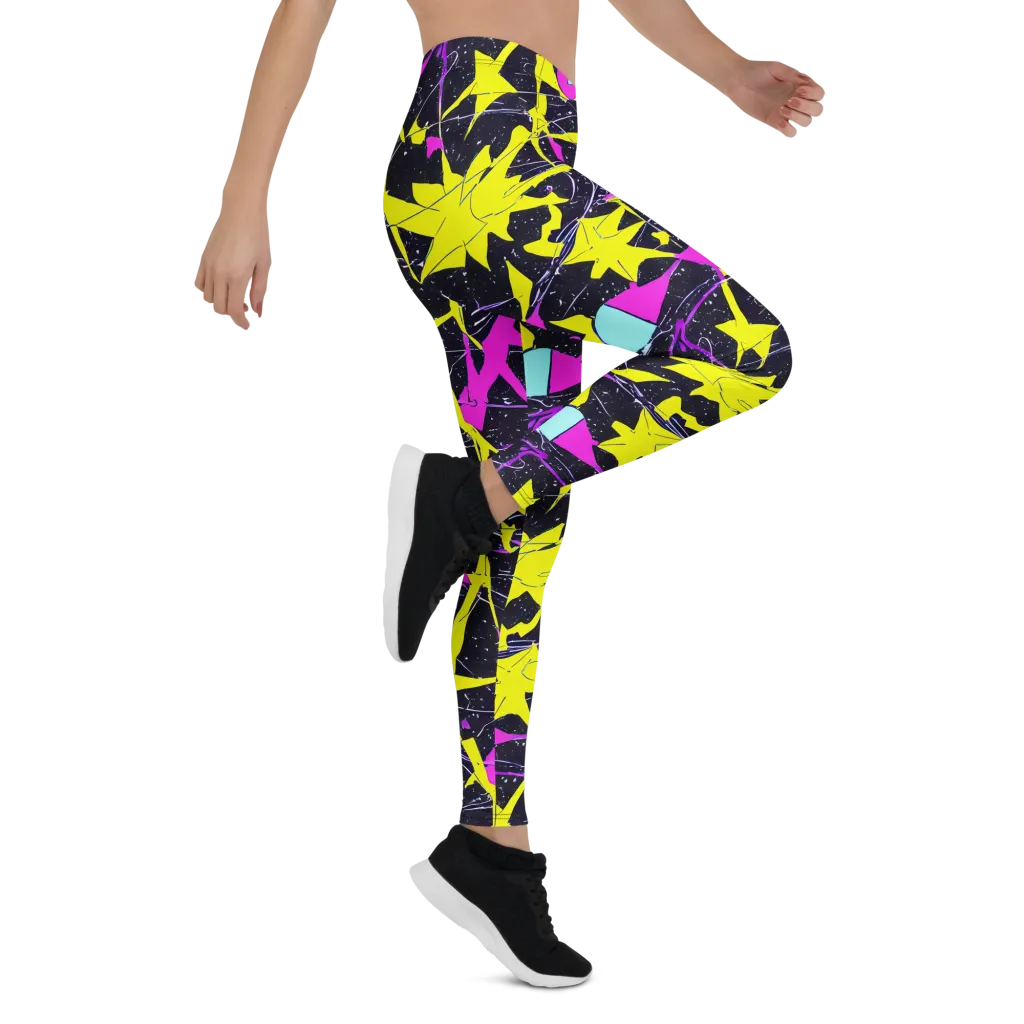 Ultraviolet Fracture on Leggings — Right