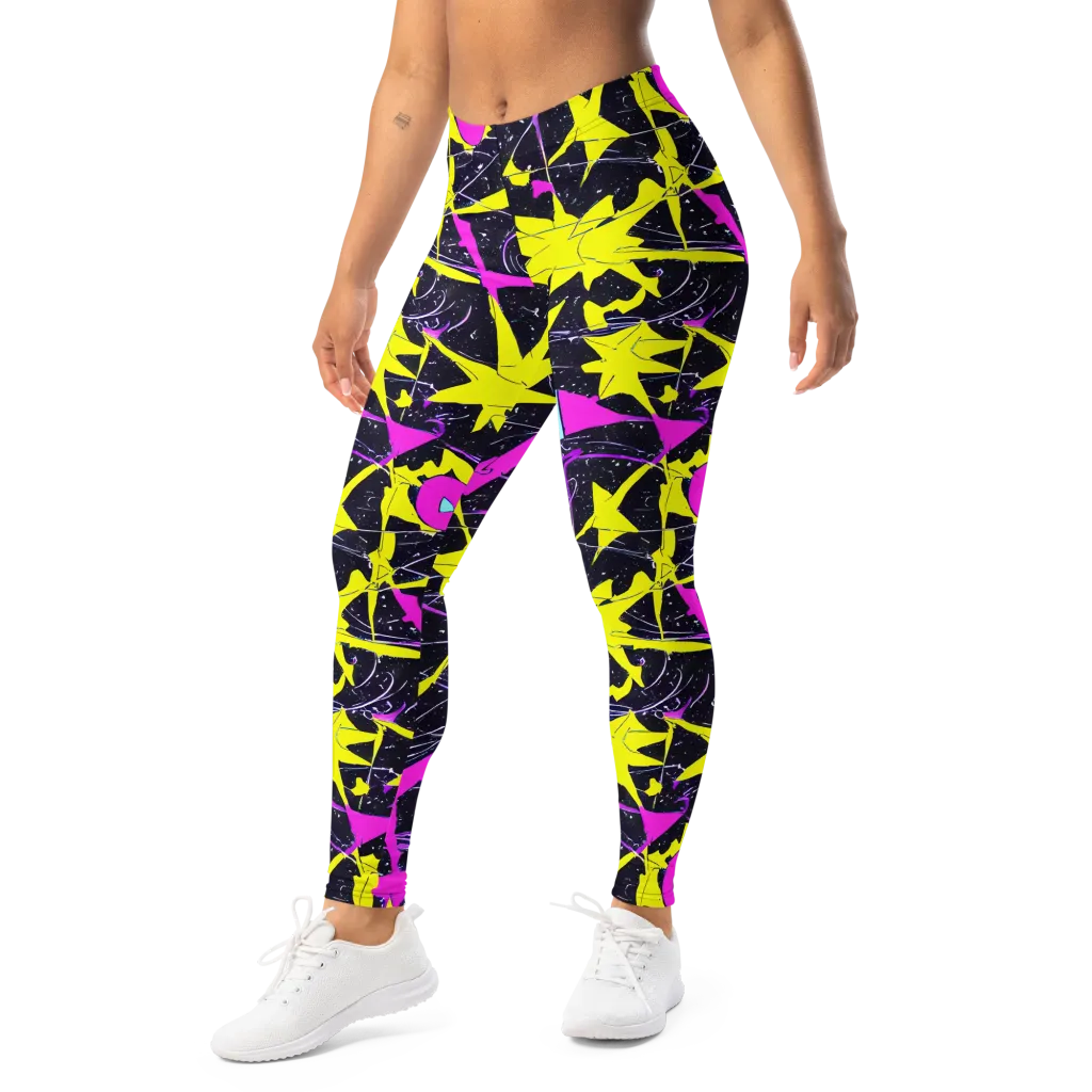 Ultraviolet Fracture on Leggings — Left Front