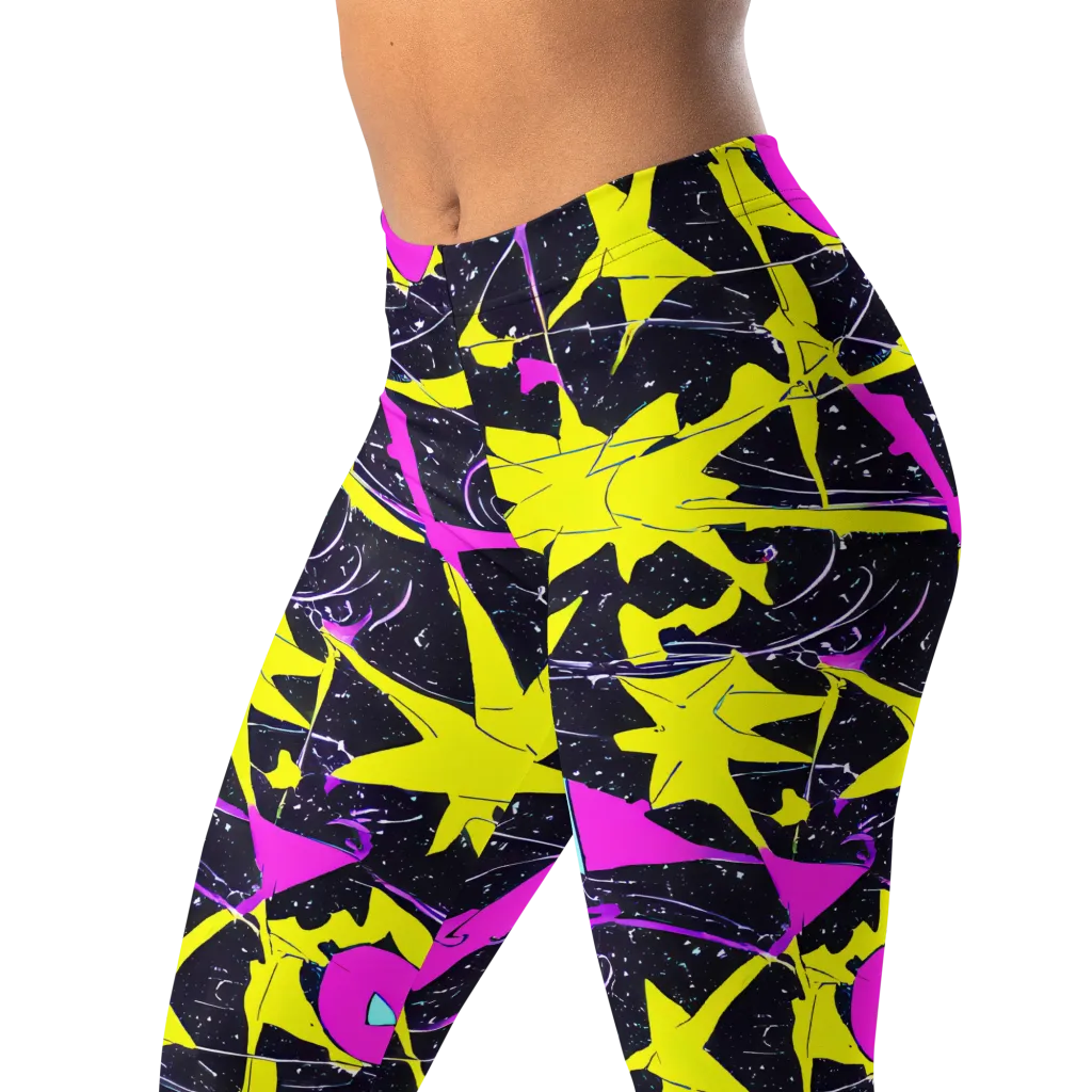 Ultraviolet Fracture on Leggings — Left Front