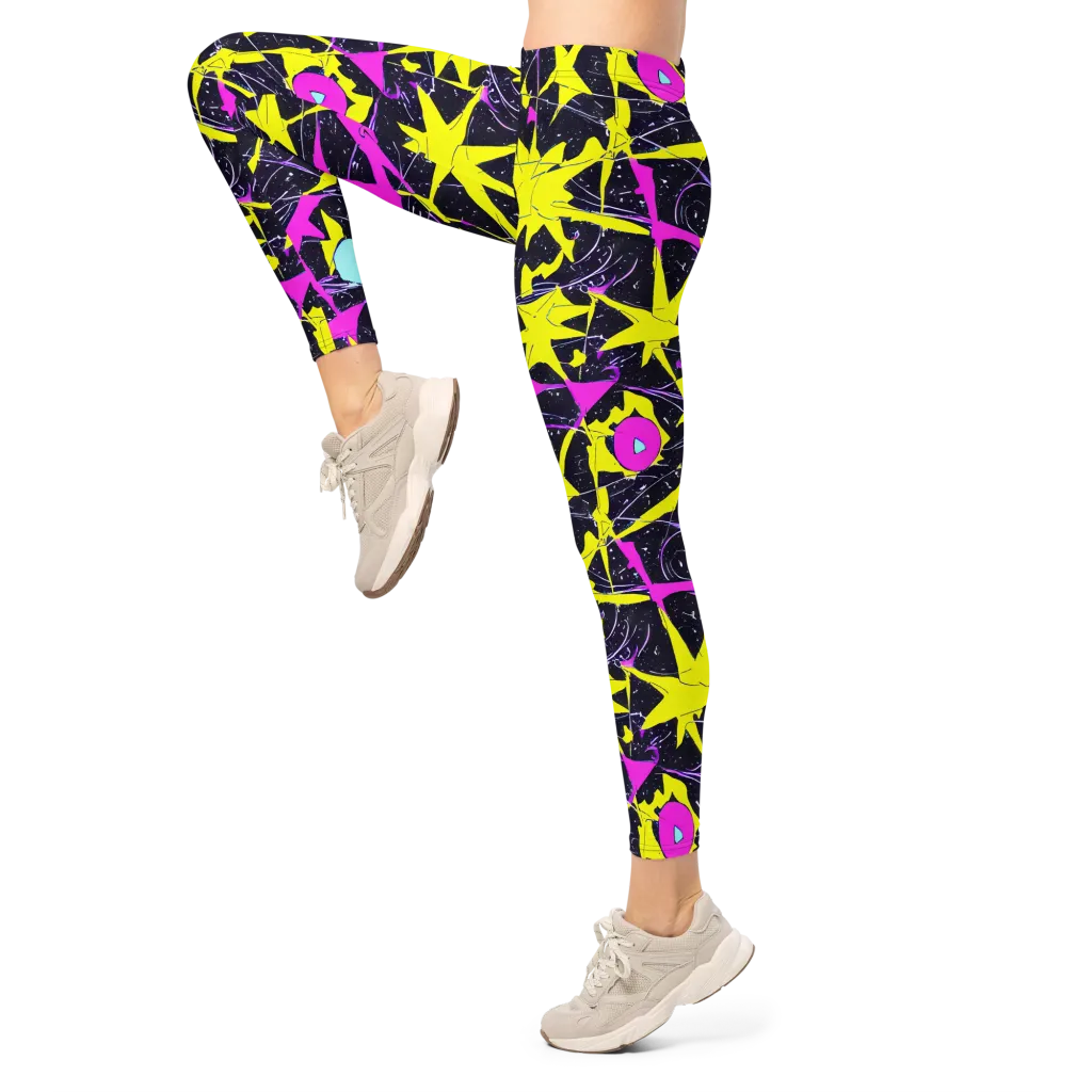 Ultraviolet Fracture on Leggings — Left