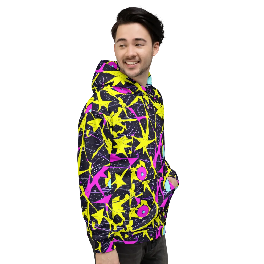 Ultraviolet Fracture on Hoodie — Right