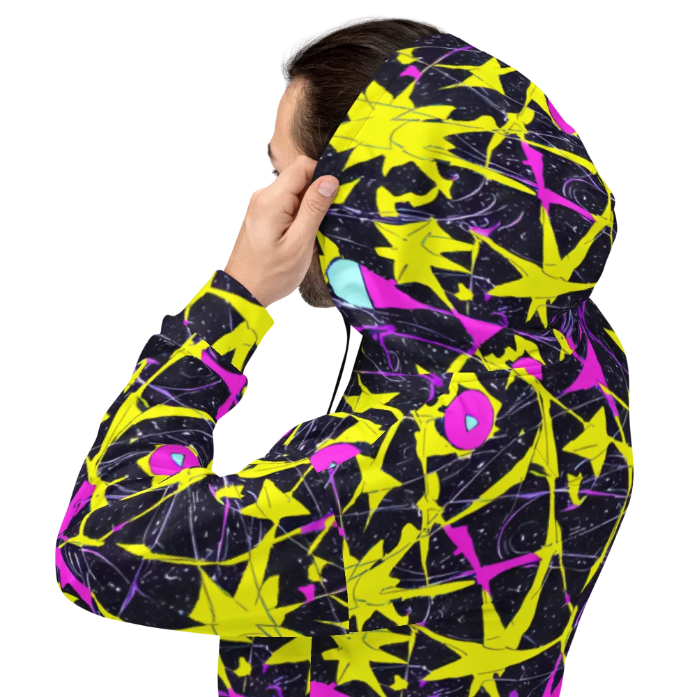 Ultraviolet Fracture on Hoodie — Back