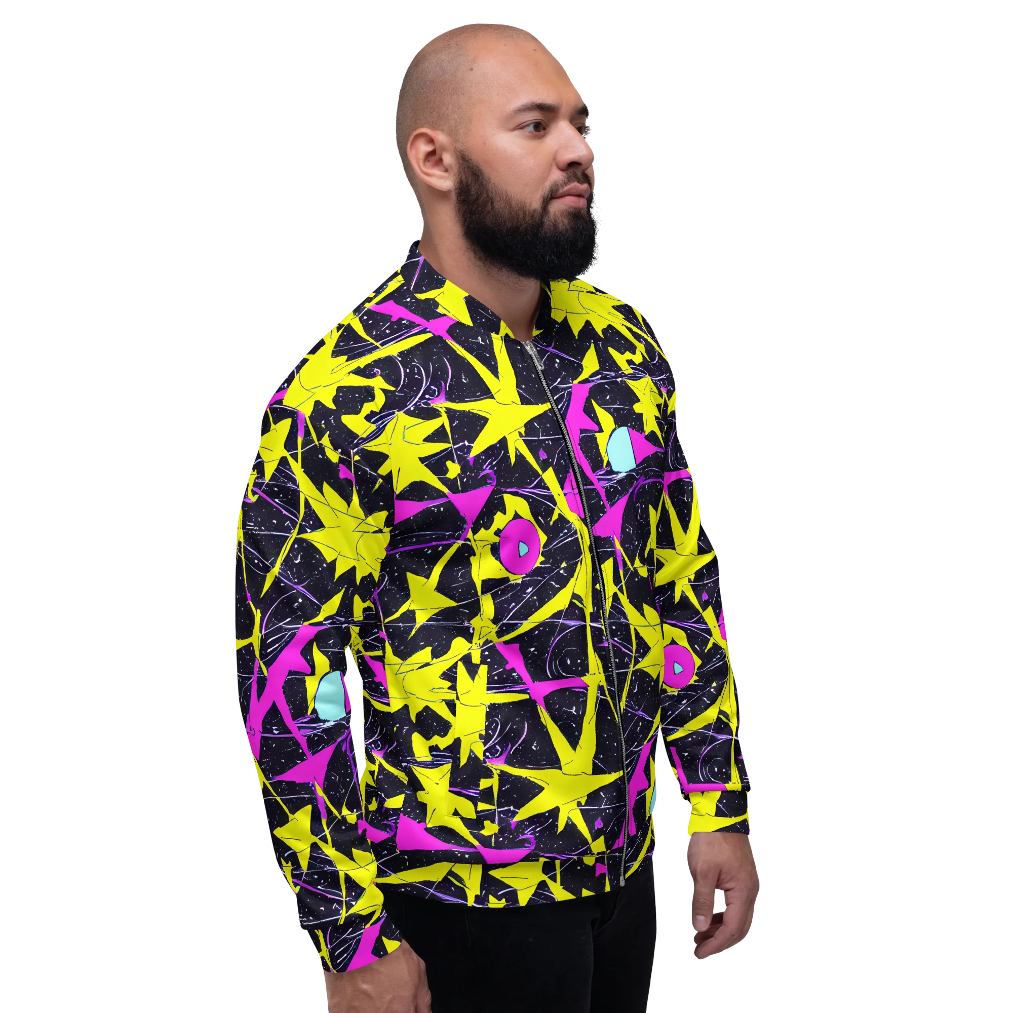 Ultraviolet Fracture on Bomber Jacket — Right
