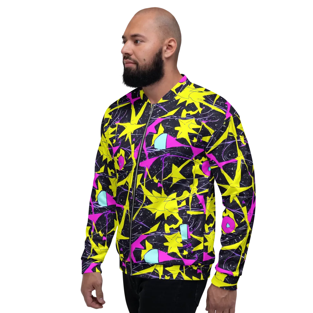 Ultraviolet Fracture on Bomber Jacket — Left