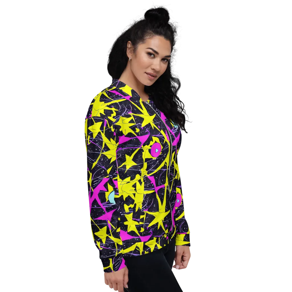 Ultraviolet Fracture on Bomber Jacket — Right