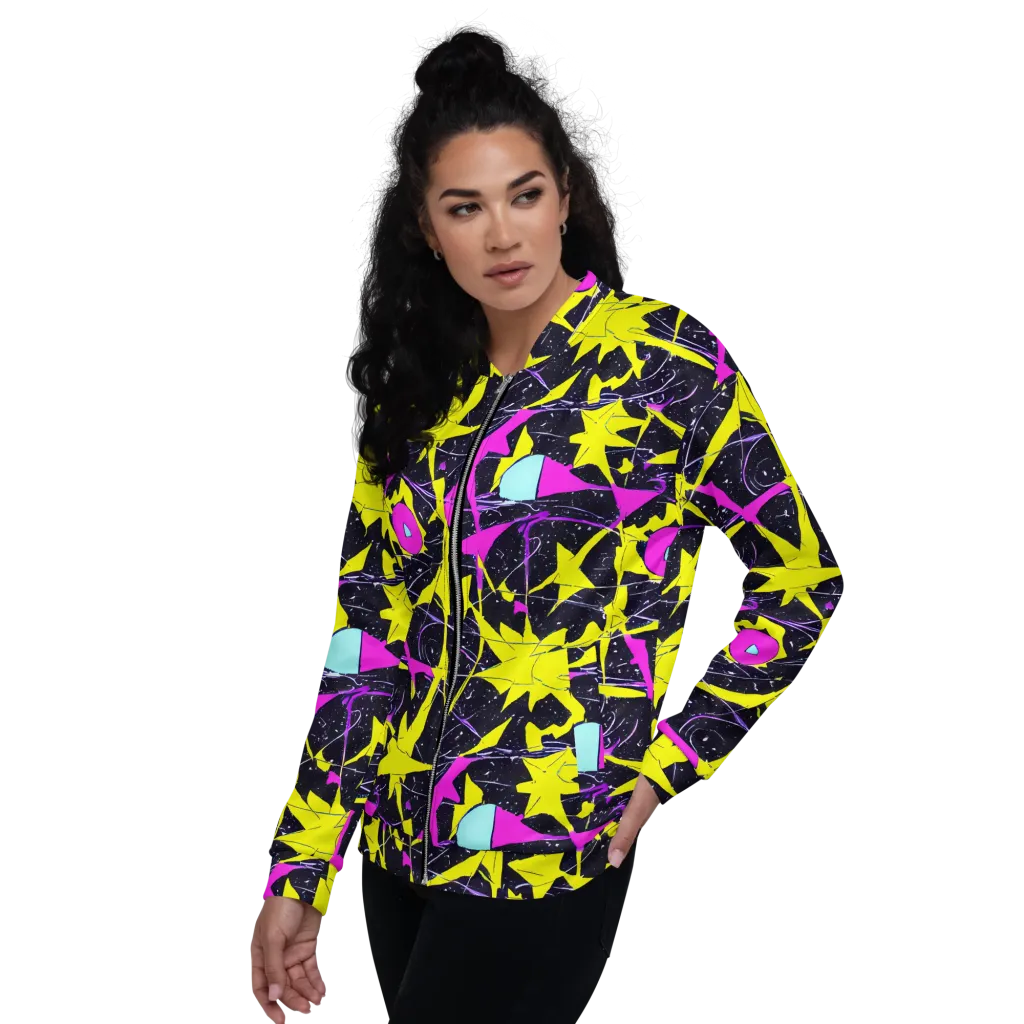Ultraviolet Fracture on Bomber Jacket — Left